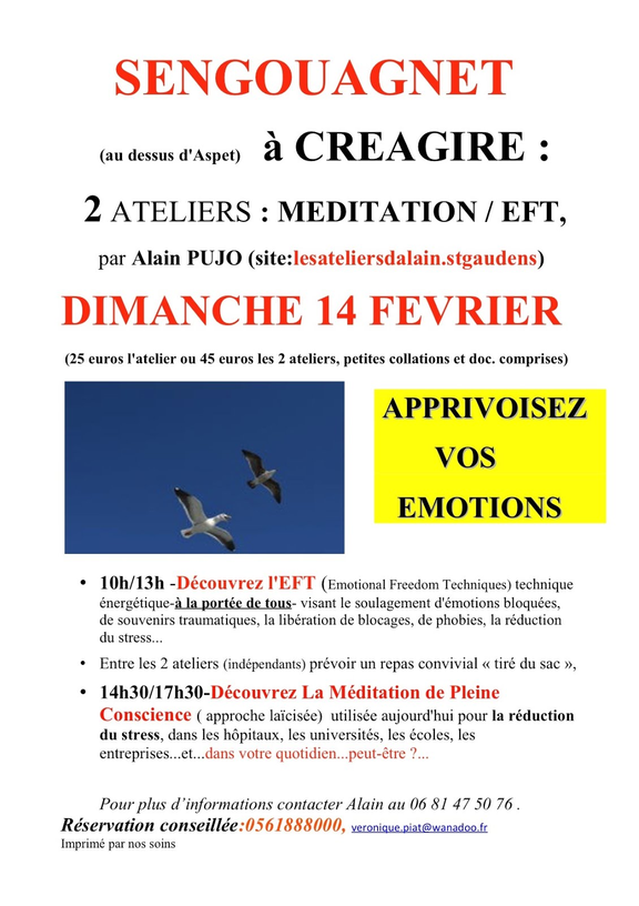 Ateliers EFT et méditation