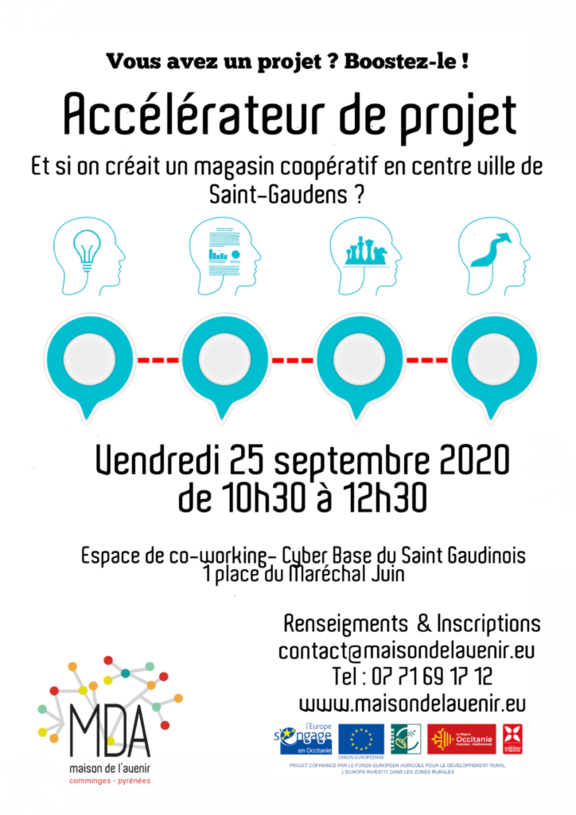 Affiche accélérateur de projet - atelier MDA
