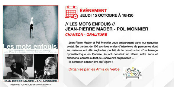 JEUDI 15 OCTOBRE À 18H30