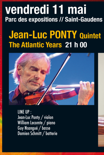 Festival Jazz en Comminges, Jean Luc Ponty, vendredi 11 mai 2018, Saint Gaudens